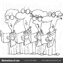Choir Clipart #1046585 - Illustration by toonaday