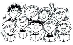 Choir Clipart Black And White | Clipart Panda - Free Clipart Images
