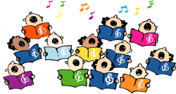 Children Choir Singing Clip Art free image