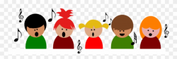 Clip Free Stock Children's Choir Clipart - Children Singing ...
