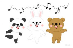 Free Chorus cute animals clip art image｜Free Cartoon & Clipart ...