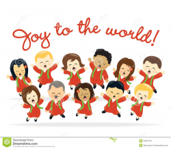 diverse-people-singing-and-dancing-in-a-choir-myij5x-clipart ...