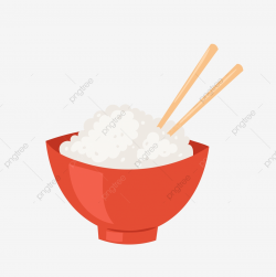 Rice Food Rice Bowl, Chopsticks, Cartoon Rice, Eat PNG ...