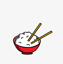 Cartoon Rice, Cartoon, Rice, Chopsticks PNG Image and Clipart for ...