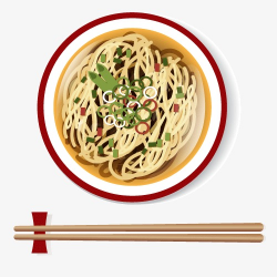 Noodles And Chopsticks, Plate, Noodles, Chopsticks PNG Image and ...