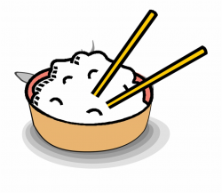 Bowl Chopsticks Rice Asian Food Eat - Rice Clip Art ...