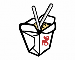 Chinese Clipart Takeout Chinese - Chinese Food Take Out Box ...