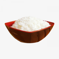 White Rice, Rice, Plain Cooked Rice, Bowl PNG Image and Clipart for ...