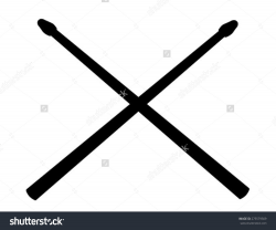 28+ Collection of Crossed Drumsticks Clipart | High quality, free ...