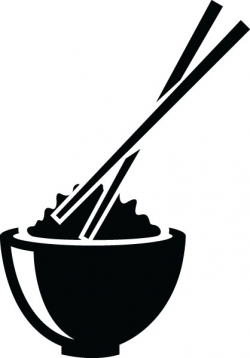 Rice Bowl Chopsticks Clip Art For Custom Gifts Products ...