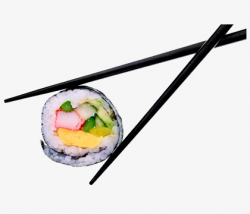 Chopsticks Sushi, Product Kind, Sushi Rolls, Black Chopsticks PNG ...