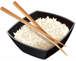 Chinese Rice and Chopsticks - Best WEB Clipart