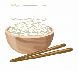 Rice Bowl Chopsticks Food Meal Png Image - Rice Food Clip ...