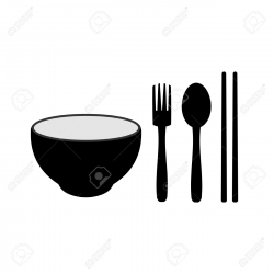 Chopsticks clipart spoon - Pencil and in color chopsticks clipart spoon