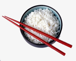 A Bowl Of Rice, Rice, Bowl, Chopsticks PNG Image and Clipart for ...