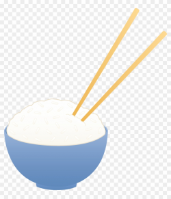 Clipart Freeuse Download Bowl Of White Rice With Chopsticks ...