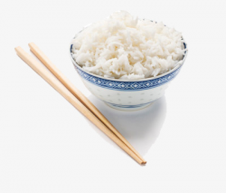 Bowl Of White Rice, Bowl, Chopsticks, Rice PNG Image and Clipart for ...