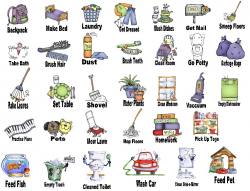 Kids Chore Chart Clip Art | Summer fun! | Pinterest | Clip art ...