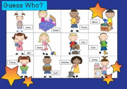 WHO AM I? # 06 CHORES KIDS Oral language speaking game WHOLE CLASS