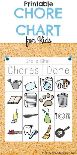 FREE Preschool Chore Chart System | Homeschool, Chart and Preschool ...