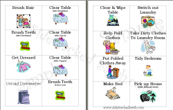 Free Chore Cards for Your Family! | Sidetracked Sarah