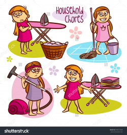 28+ Collection of House Chores For Kids Clipart | High quality, free ...