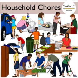 Household Chores Clip Art