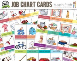 Job Chart Chore Chart Clip Art | Job chart, Clip art and Chart
