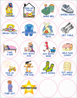 Preschool Chore Pictures | chore chart, chore buddie, preschool ...