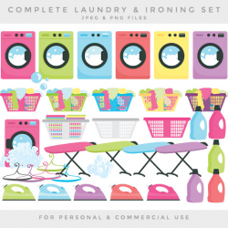 Laundry clipart - laundry clip art washing machine iron ironing ...