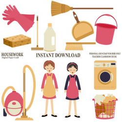 Housework clipart Cleaning Clipart Organiser Clipartchores