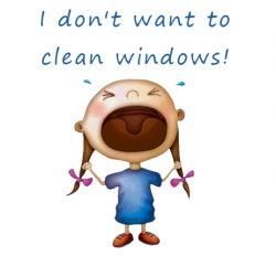 Plowing Through Life: WAH...I don't Want To Clean Windows!