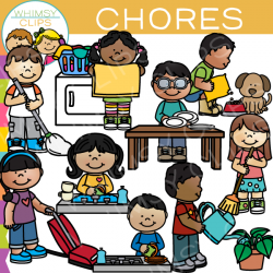 28+ Collection of Kids Doing Chores Clipart | High quality, free ...