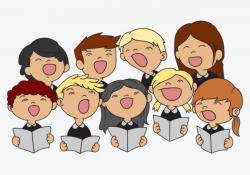 Illustration Children's Choir, Cartoon, Music Material, Choir PNG ...