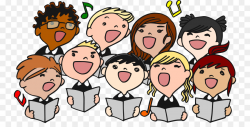 Choir Singing Mens chorus Clip art - Chorus Cliparts png download ...