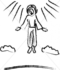Ascension Jesus Clipart Images | Ascension Day Clipart