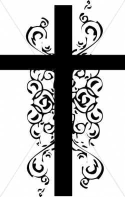 Black and White Christian Cross Clipart | Cross Clipart
