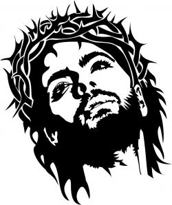 Jesus Christ Drawing Black And White at GetDrawings.com | Free for ...