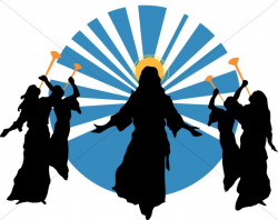 Second Coming Christian Clipart | Ascension Day Clipart