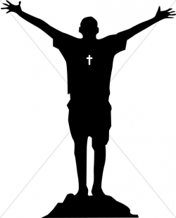 Praise Silhouette at GetDrawings.com | Free for personal use Praise ...