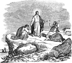 Jesus Speaks to His Disciples after the Transfiguration | ClipArt ETC