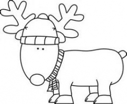 Black And White Reindeer Snowman Clip Art Black And White Wallpaper ...
