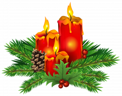 Christmas Candles PNG Clip Art Image | Gallery Yopriceville - High ...