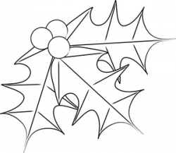 Free Free Holly Coloring Pages Clip Art Image 0515-1012-0219-3231 ...