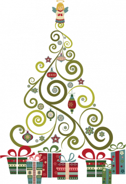 Fancy Christmas Clip Art - Clipart Vector Illustration •