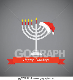Stock Illustration - Happy holidays, merry christmas and happy ...