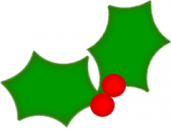 Free Cute Clipart: Holly leaves - Christmas clip art