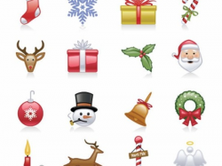 Christmas Icons Clipart