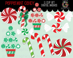 Christmas Candy Clip Art Christmas Clipart Peppermint Candy Clip Art ...