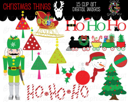 Christmas Clipart Christmas Digital Clip Art Christmas Printable ...